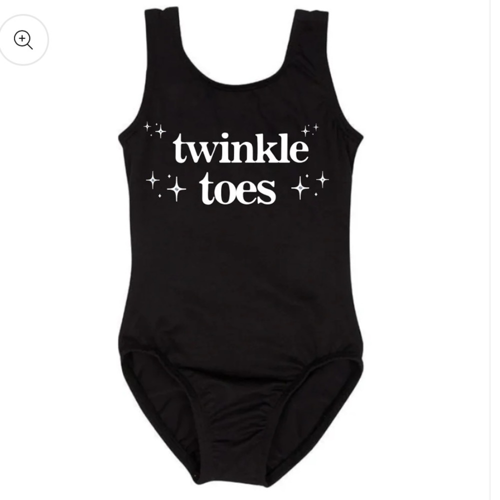 NWT $46 Justy Bae TWINKLE TOES Leotard (Dazzled) XL